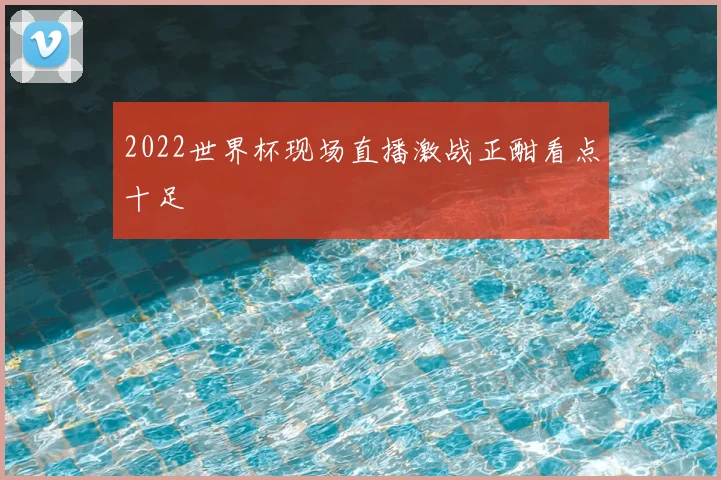 2022世界杯现场直播激战正酣看点十足